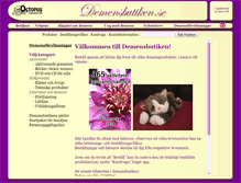 Tablet Screenshot of demensbutiken.se